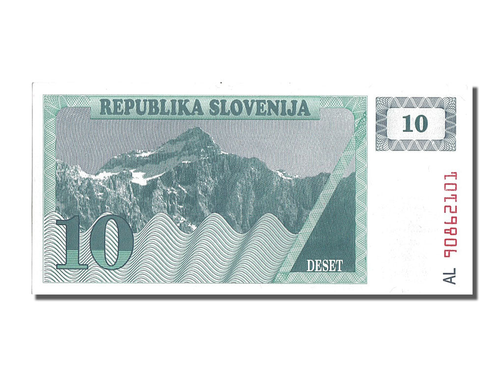 Billete, 10 (Tolarjev), Eslovenia, UNC