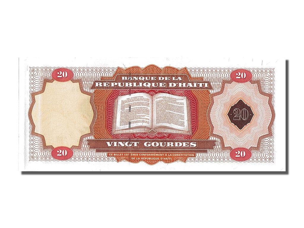 Billet, Haïti, 20 Gourdes, 2001, NEUF