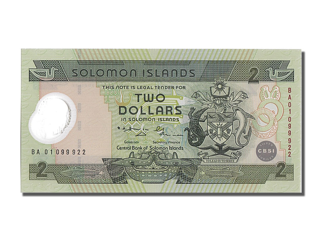 Isole Salomone, 2 Dollars, 2001, FDS