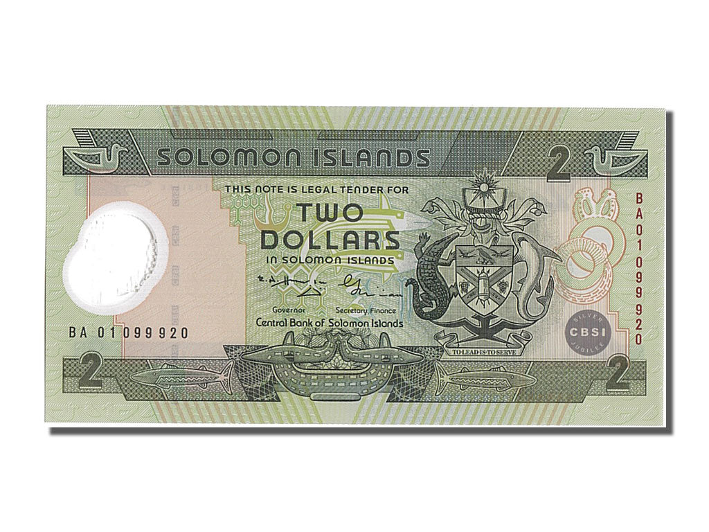 Isole Salomone, 2 Dollars, 2001, FDS
