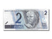 Biljet, Brazilië, 2 Reais, 2001, NIEUW