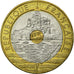 Moneta, Francja, Mont Saint Michel, 20 Francs, 1996, MS(65-70), Trójmetaliczny