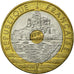 Coin, France, Mont Saint Michel, 20 Francs, 1996, MS(65-70), Tri-Metallic