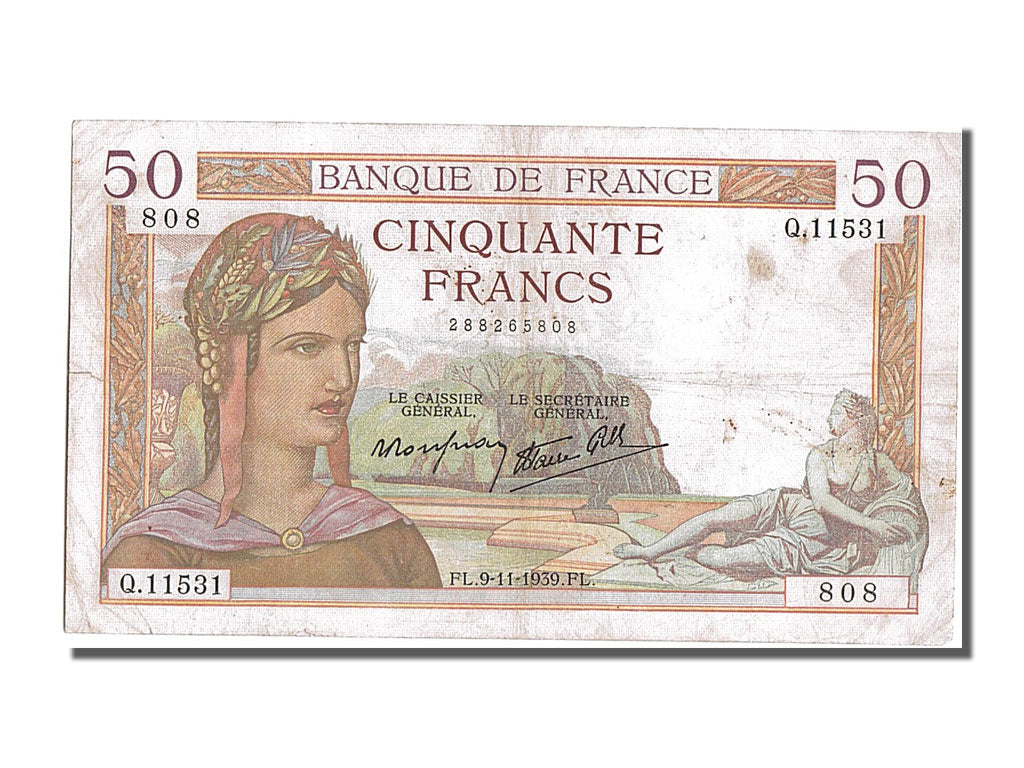 50 Francs type Cérès