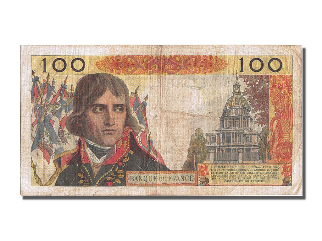 Francia, 100 Nouveaux Francs, 100 NF 1959-1964 ''Bonaparte'', 1960, KM:144a,...