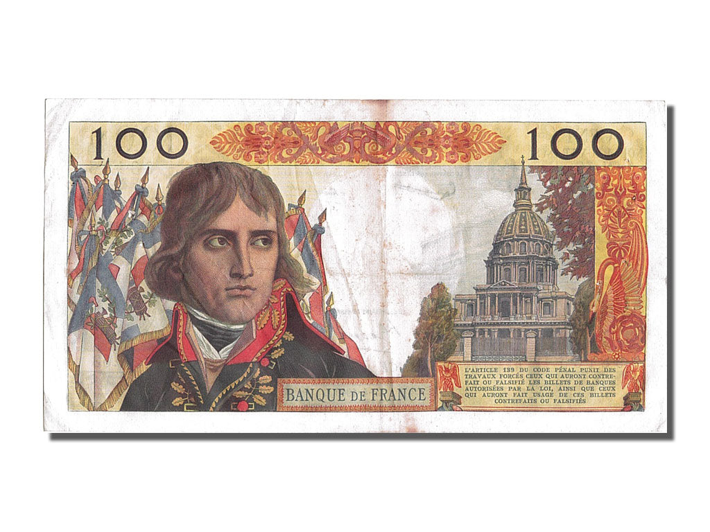 Francia, 100 Nouveaux Francs, 100 NF 1959-1964 ''Bonaparte'', 1960, KM:144a,...