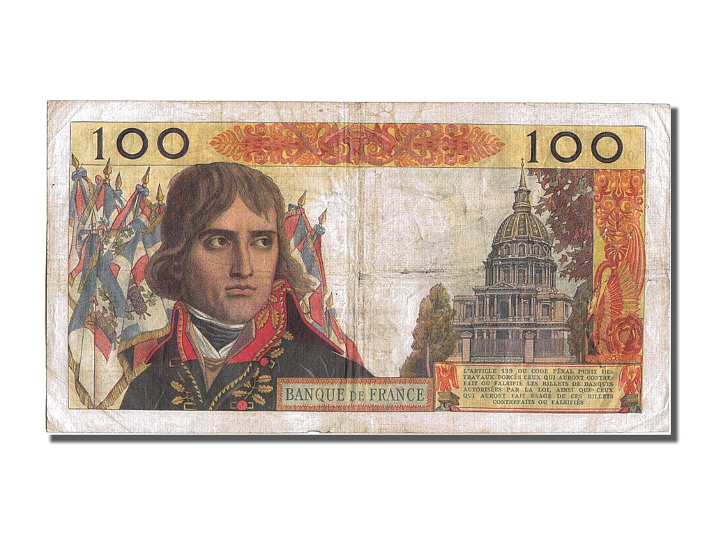 France, 100 Nouveaux Francs, 100 NF 1959-1964 ''Bonaparte'', 1961, KM #144a,...