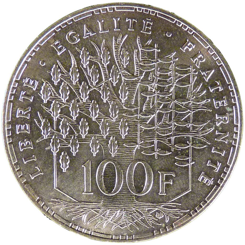 V ème République, 100 Francs Panthéon