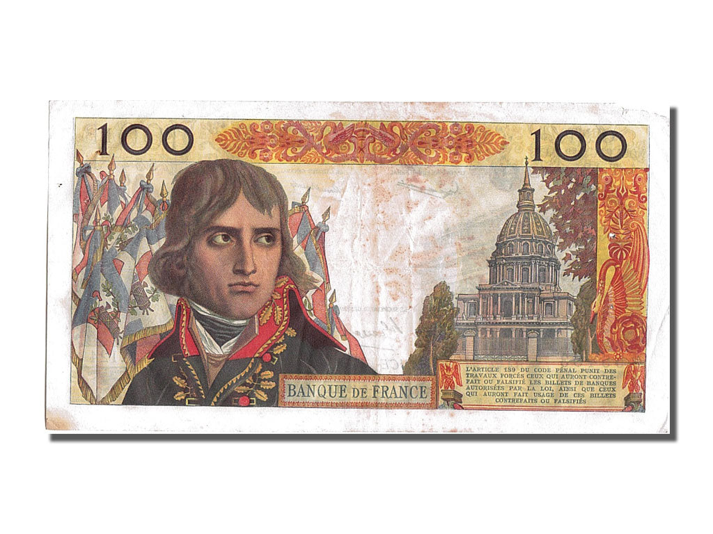 France, 100 Nouveaux Francs, 100 NF 1959-1964 ''Bonaparte'', 1961, KM #144a,...