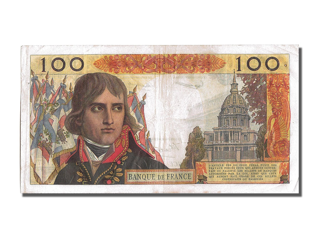 France, 100 Nouveaux Francs, 100 NF 1959-1964 ''Bonaparte'', 1962, KM #144a,...