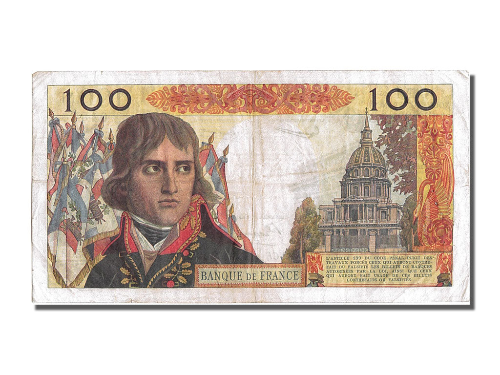 France, 100 Nouveaux Francs, 100 NF 1959-1964 ''Bonaparte'', 1962, KM #144a,...