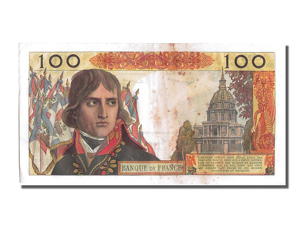 Francia, 100 Nouveaux Francs, 100 NF 1959-1964 ''Bonaparte'', 1963, KM:144a,...