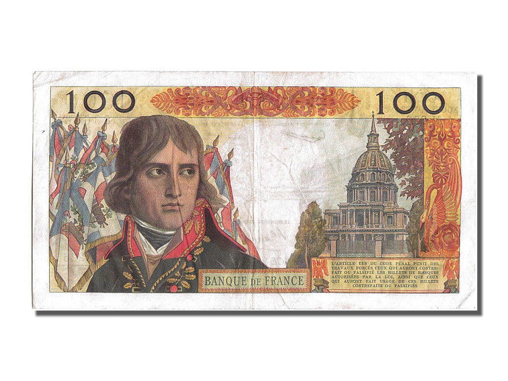 France, 100 Nouveaux Francs, 100 NF 1959-1964 ''Bonaparte'', 1963, KM #144a,...