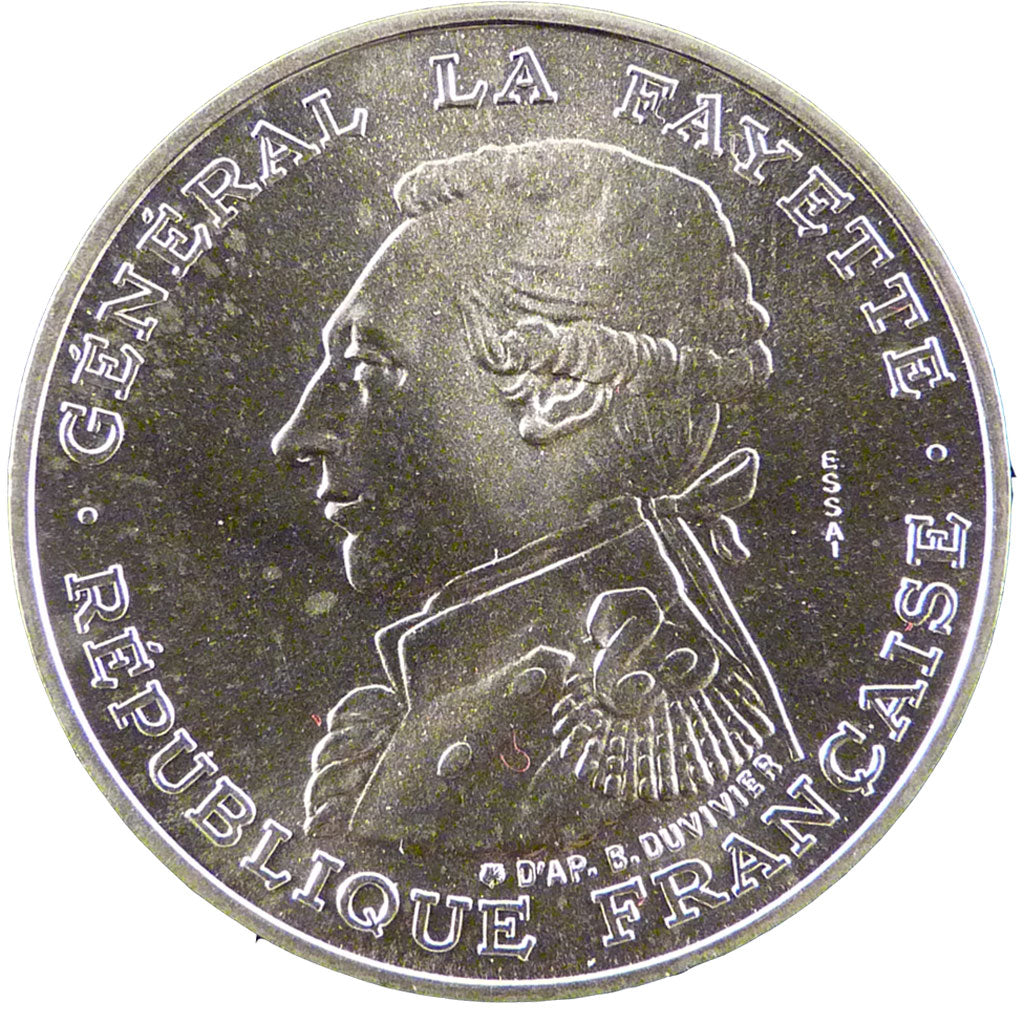 V ème République, 100 Francs La Fayette Essai