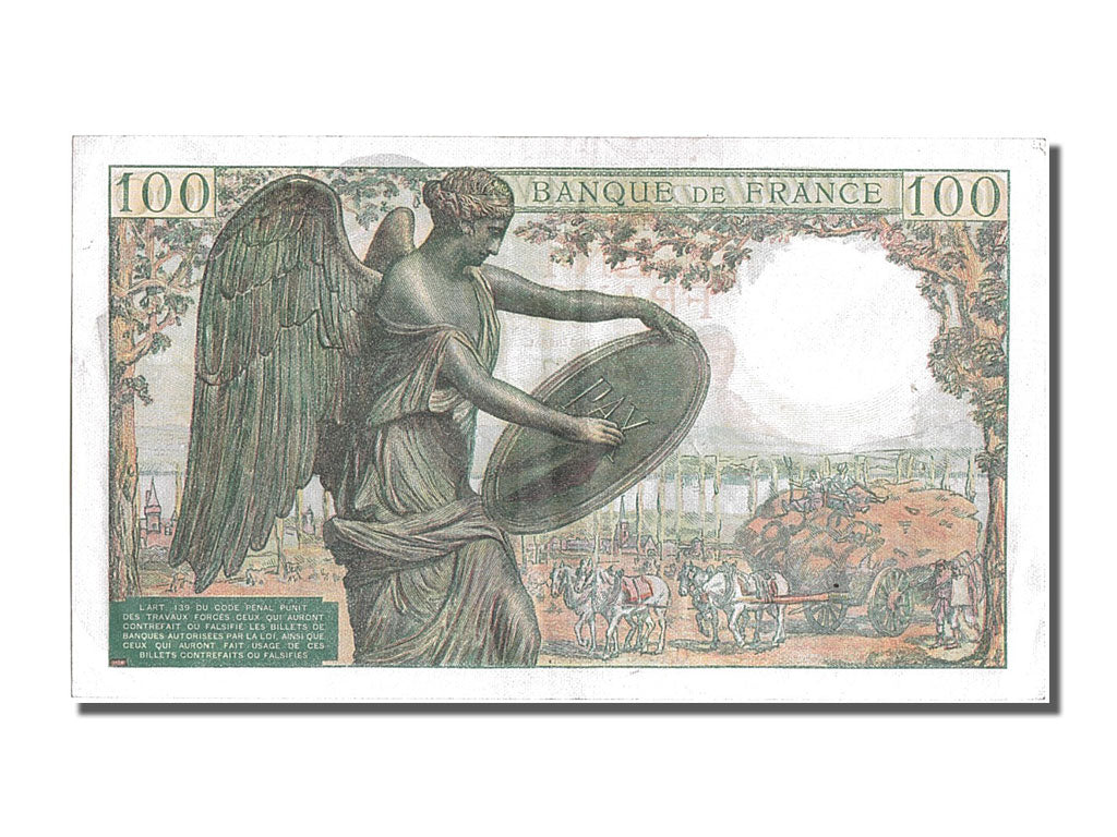 FRANCE, 100 Francs, 100 F 1942-1944 ''Descartes'', 1942, 1942-05-15,...
