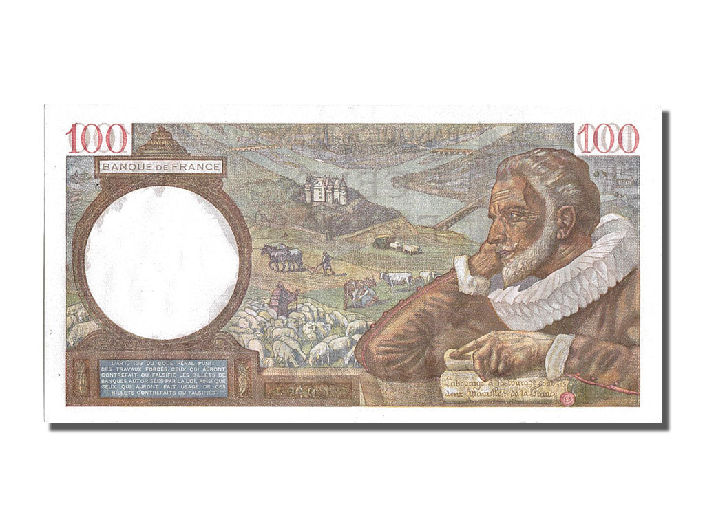 Banknote, France, 100 Francs, 100 F 1939-1942 ''Sully'', 1941, 1941-12-04