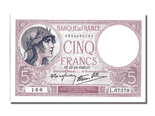 Banknote, France, 5 Francs, 5 F 1917-1940 ''Violet'', 1940, 1940-12-12