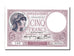 Biljet, Frankrijk, 5 Francs, 5 F 1917-1940 ''Violet'', 1940, 1940-12-12, NIEUW
