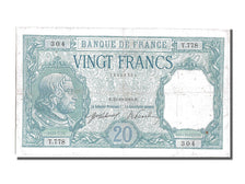 France, 20 Francs, 20 F 1916-1919 ''Bayard'', 1916, KM #74, 1916-10-25,...
