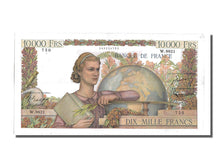 France, 10,000 Francs, 10 000 F 1945-1956 ''Génie Français'', 1955, KM #132d, 19