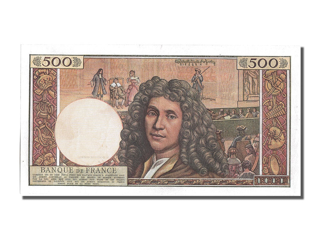 France, 500 Nouveaux Francs, 500 NF 1959-1966 ''Molière'', 1961, KM #145a, 1...
