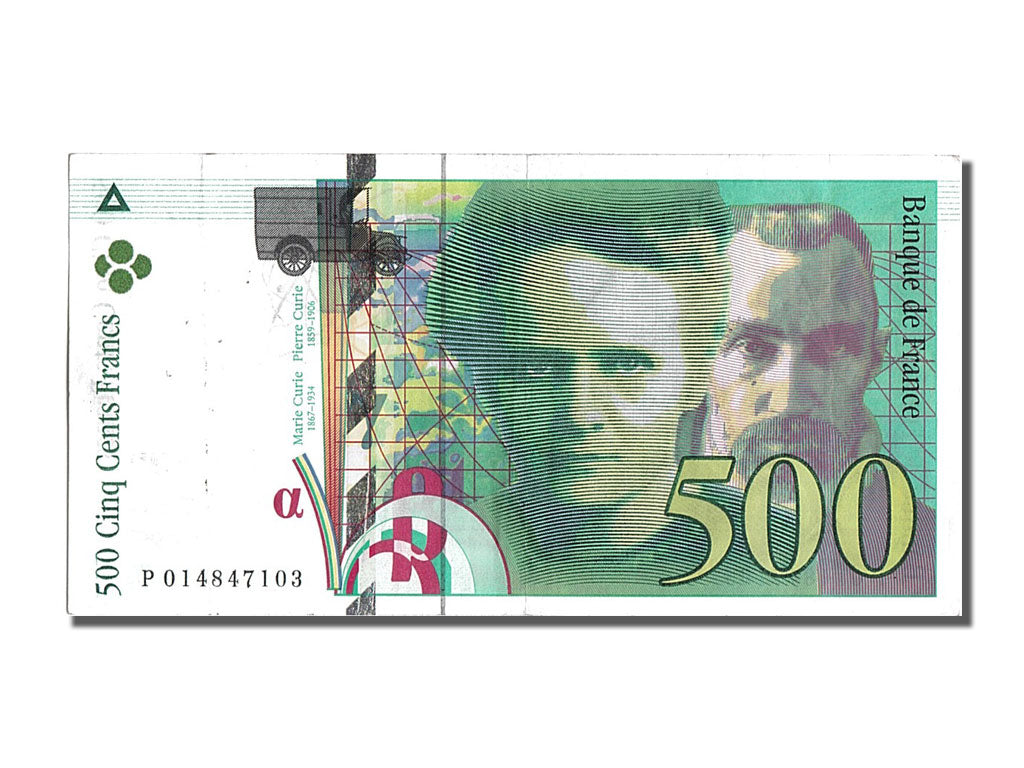 France, 500 Francs, 500 F 1994-2000 ''Pierre et Marie Curie'', 1994, KM #160a,..