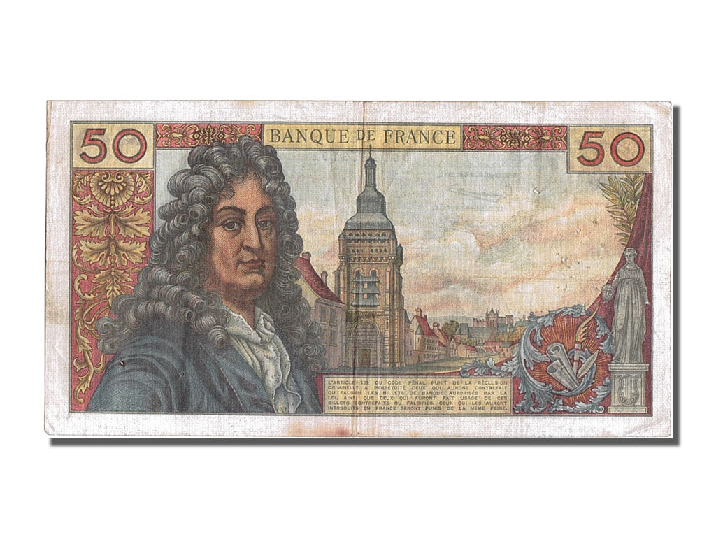 France, 50 Francs, 50 F 1962-1976 ''Racine'', 1962, KM #148a, 1962-12-06,...