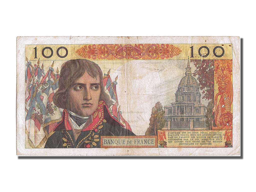 France, 100 Nouveaux Francs, 100 NF 1959-1964 ''Bonaparte'', 1959, KM #144a,...