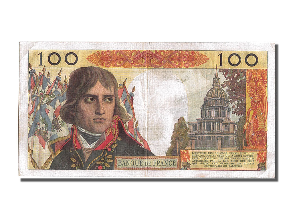 France, 100 Nouveaux Francs, 100 NF 1959-1964 ''Bonaparte'', 1962, KM #144a,...