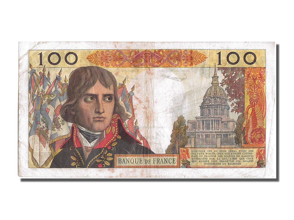 France, 100 Nouveaux Francs, 100 NF 1959-1964 ''Bonaparte'', 1962, KM #144a,...