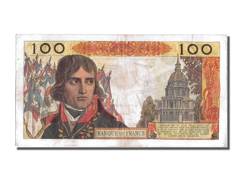 Francia, 100 Nouveaux Francs, 100 NF 1959-1964 ''Bonaparte'', 1962, KM:144a,...