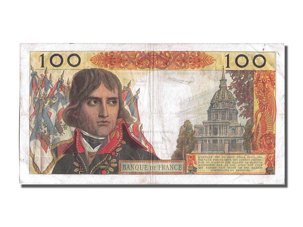 France, 100 Nouveaux Francs, 100 NF 1959-1964 ''Bonaparte'', 1962, KM #144a,...