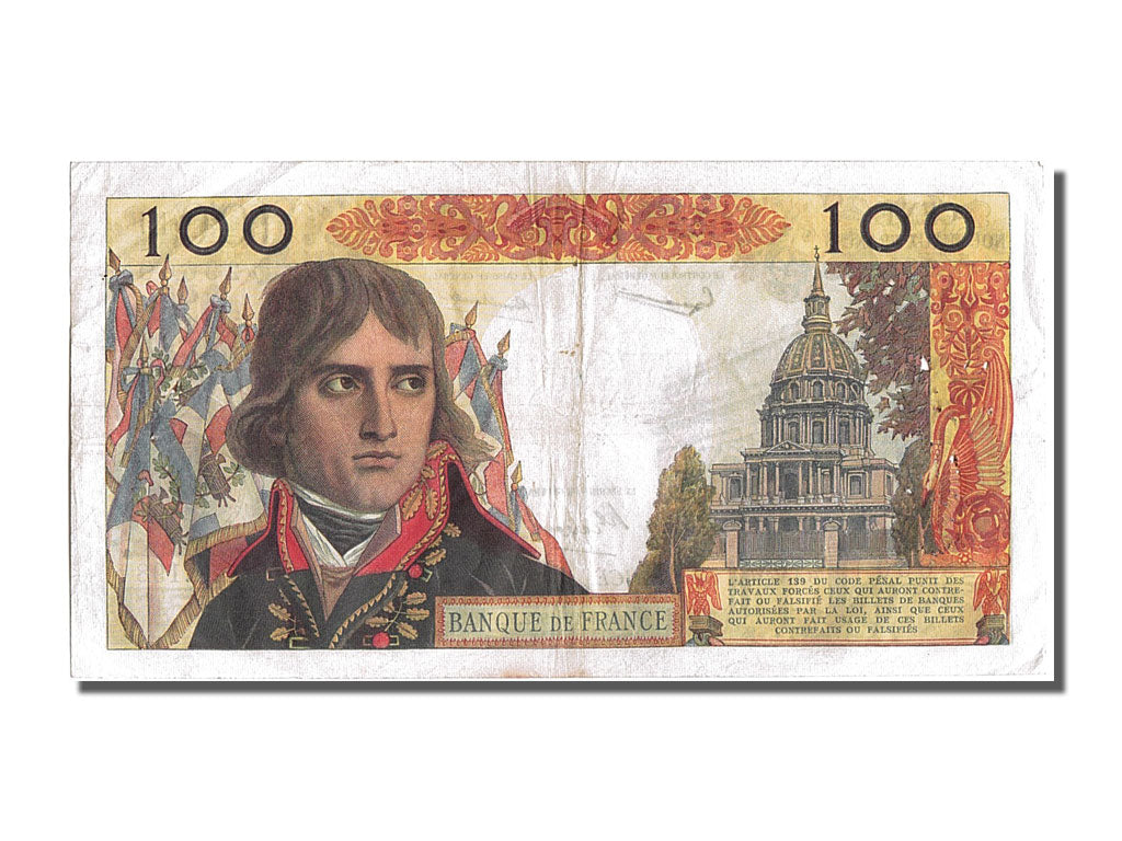 France, 100 Nouveaux Francs, 100 NF 1959-1964 ''Bonaparte'', 1962, KM #144a,...
