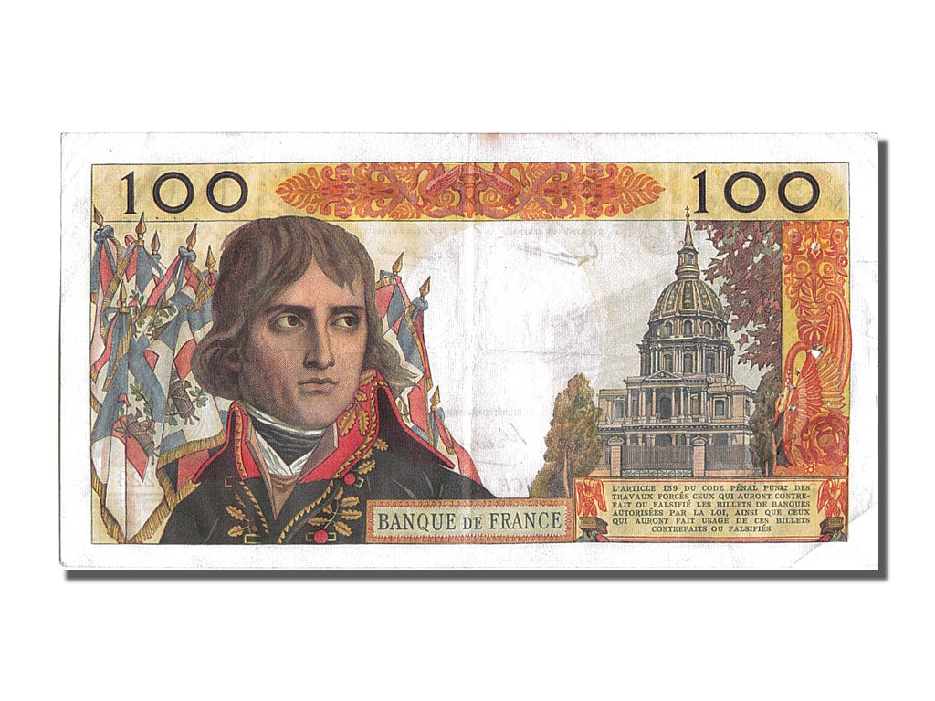 France, 100 Nouveaux Francs, 100 NF 1959-1964 ''Bonaparte'', 1963, KM #144a,...