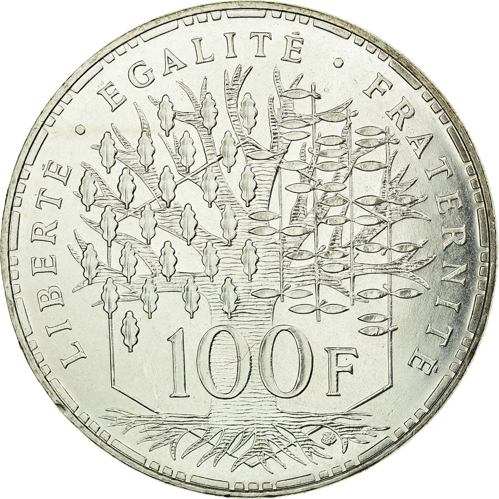 Monnaie, France, Panthéon, 100 Francs, 1991, Paris, FDC, Argent, Gadoury:898