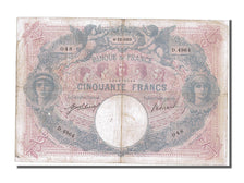 Biljet, Frankrijk, 50 Francs, 50 F 1889-1927 ''Bleu et Rose'', 1913, 1913-12-04
