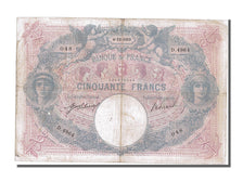 Banknote, France, 50 Francs, 50 F 1889-1927 ''Bleu et Rose'', 1913, 1913-12-04