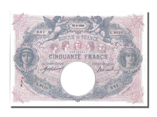 France, 50 Francs, 50 F 1889-1927 ''Bleu et Rose'', 1918, KM #64e, 1918-06-22,..