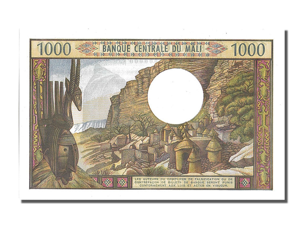 Mali, 1000 Francs, 1972, KM #13a, UNC(65-70), O.00
