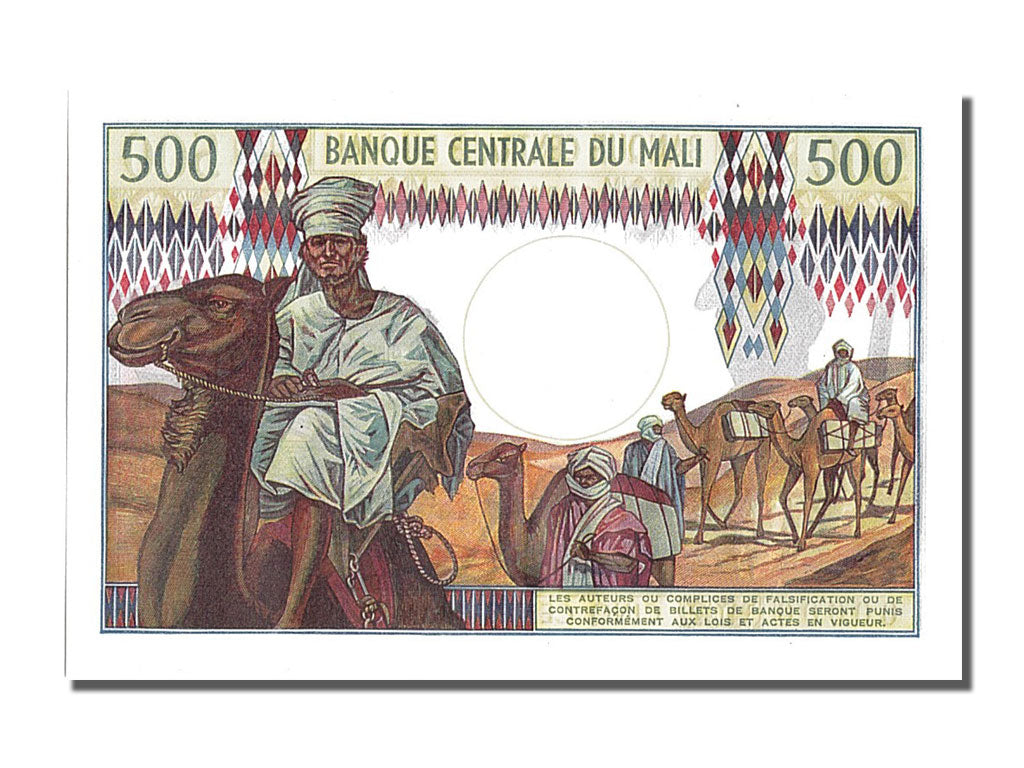 Mali, 500 Francs, 1972, FDS