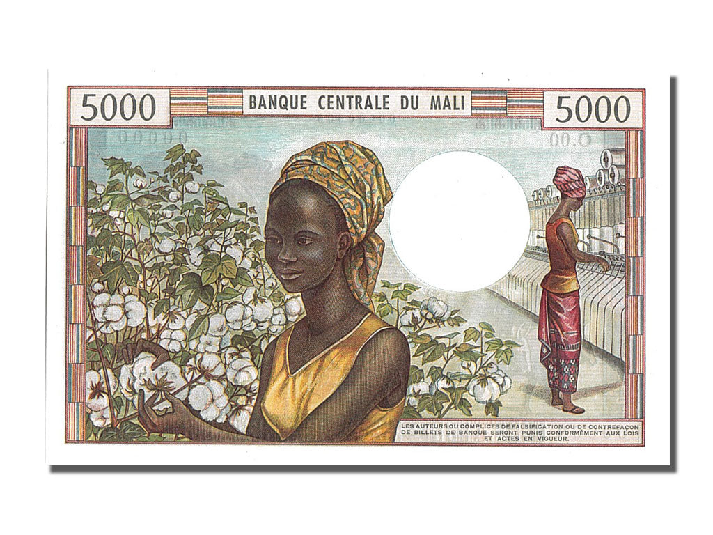 Mali, 5000 Francs type 1971 