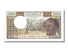 Djibouti, 5000 Francs, KM #38a, UNC(65-70), O.00