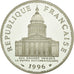 Moneda, Francia, Panthéon, 100 Francs, 1996, Paris, FDC, Plata, Gadoury:898a