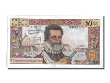 France, 50 Nouveaux Francs, 50 NF 1959-1961 ''Henri IV'', 1959, KM #143a,...