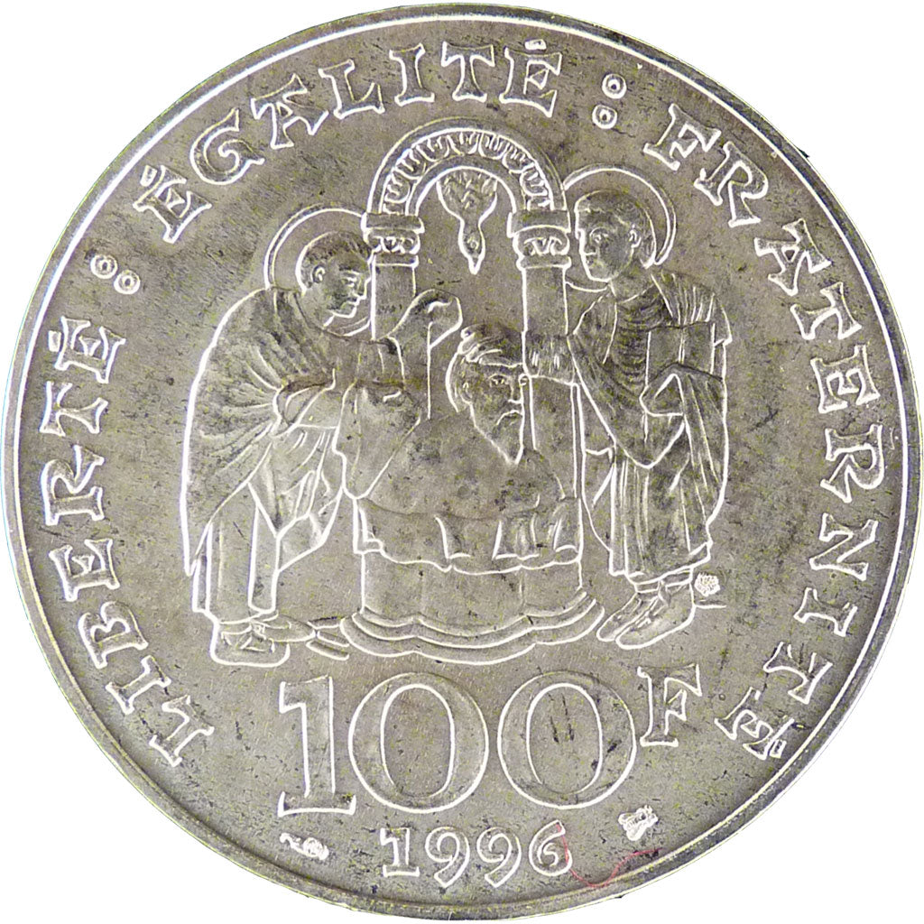 FRANCE, 100 Francs, 1996, MS(65-70), Silver, Gadoury #953, 14.90