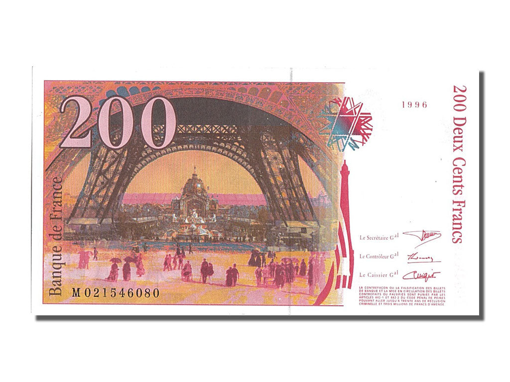 200 Francs type Eiffel Sans Strap