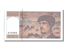 France, 20 Francs, 20 F 1980-1997 ''Debussy'', 1997, KM #151i, UNC(65-70),...
