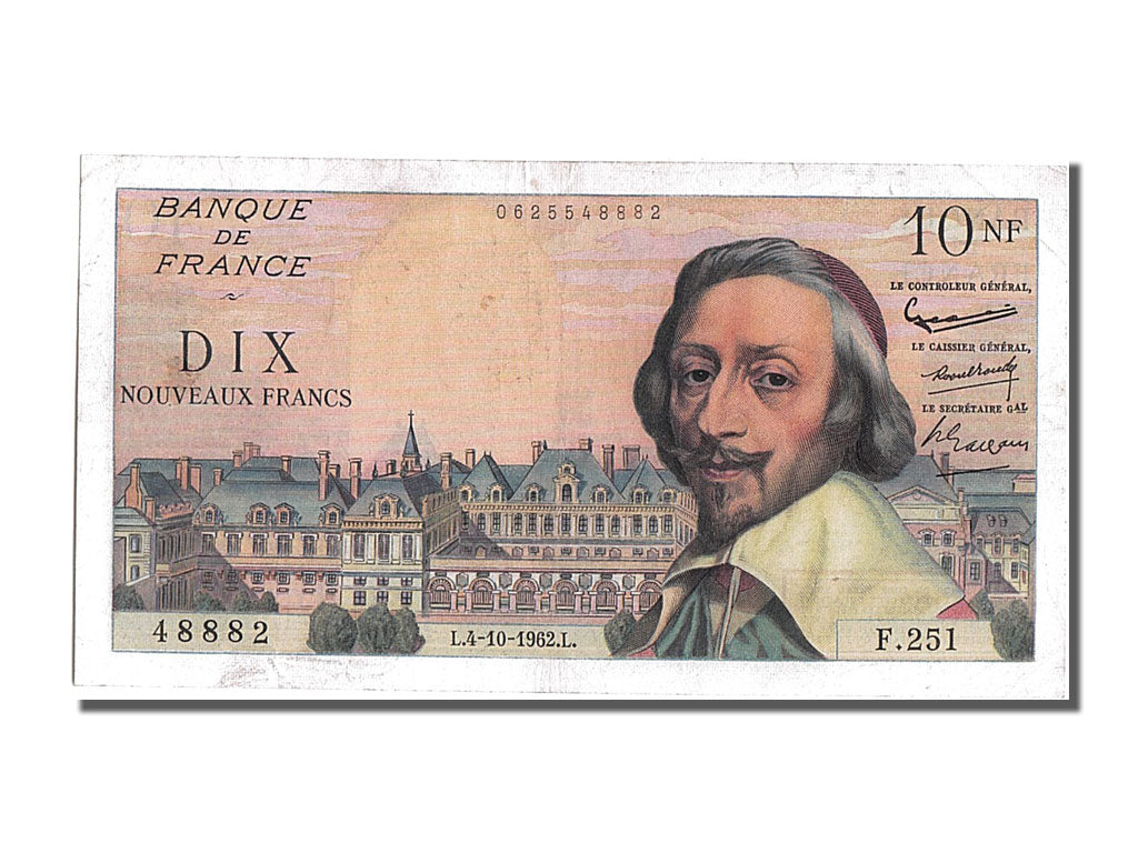 10 Nouveaux Francs type Richelieu