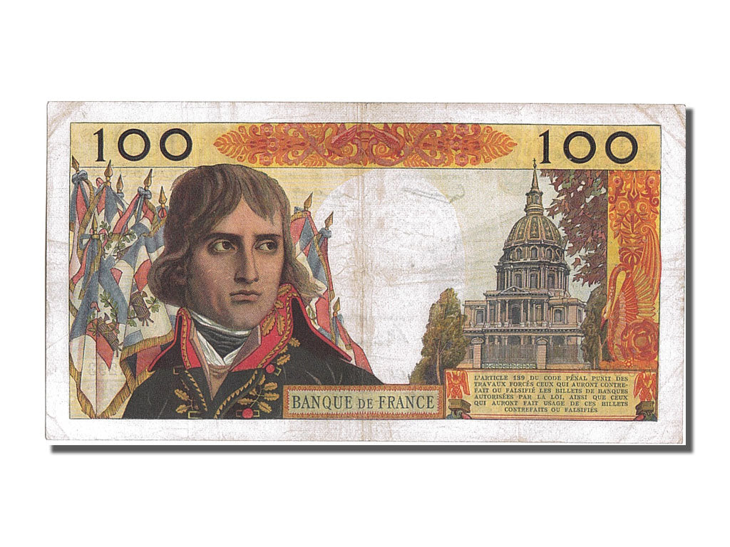 France, 100 Nouveaux Francs, 100 NF 1959-1964 ''Bonaparte'', 1964, KM #144a,...