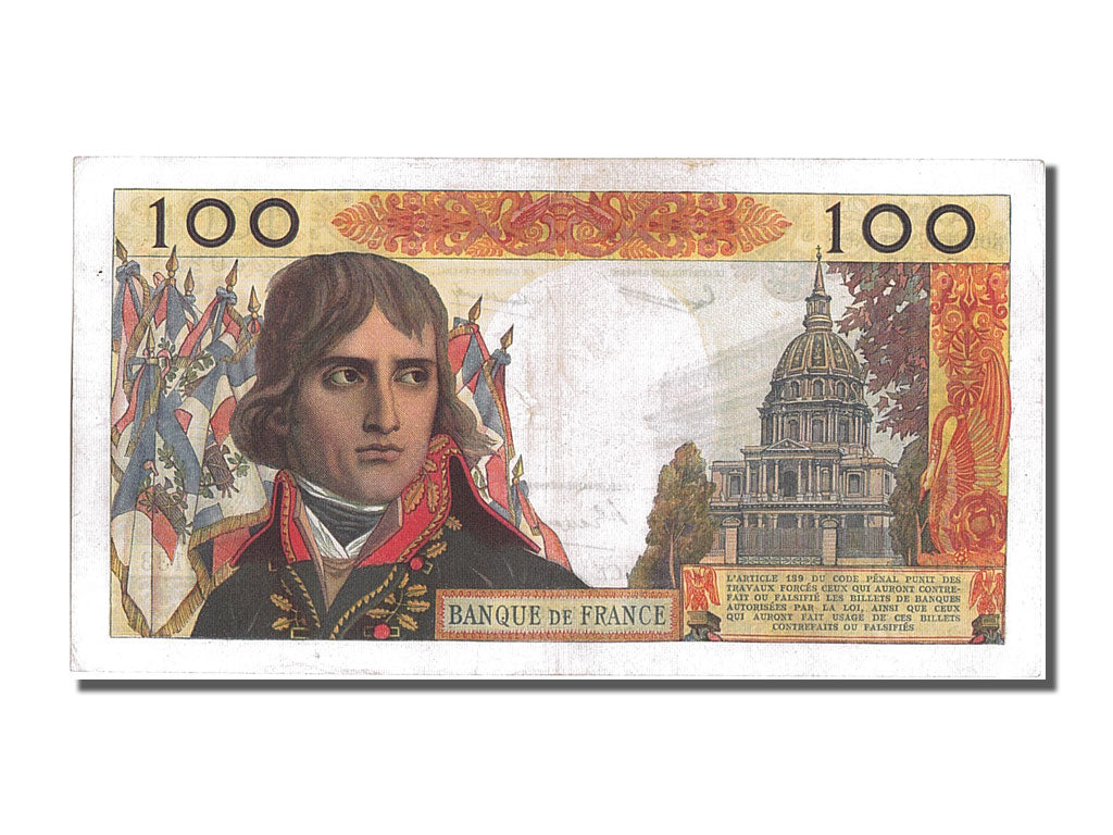 France, 100 Nouveaux Francs, 100 NF 1959-1964 ''Bonaparte'', 1961, KM #144a,...